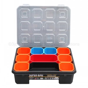 Cube Parts Organiser Case 08 Removable Compartments